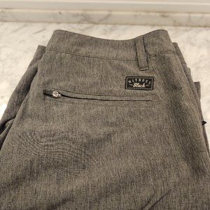 Mens Grey Nitrous Black Hybrid Sport Shorts 31 Waist